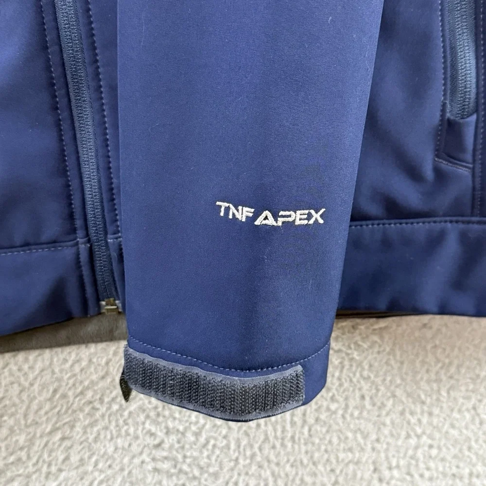 The North Face NF Apex Bionic 3 Windwall Softshell Jacket Men's XL Navy‎ Blue